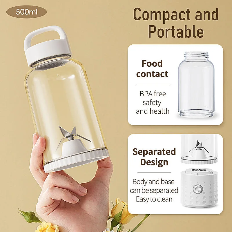 Mini liquidificador espremedor portátil P2020R de 500 ml 5
