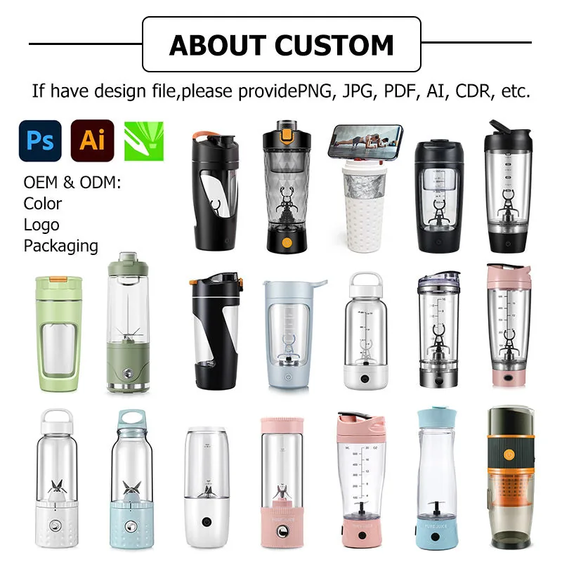Mini liquidificador espremedor portátil P2020R de 500 ml 6