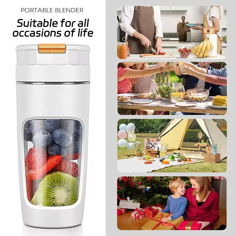 P2060R Frullatore portatile USB / bicchiere spremiagrumi, 600 ml 6