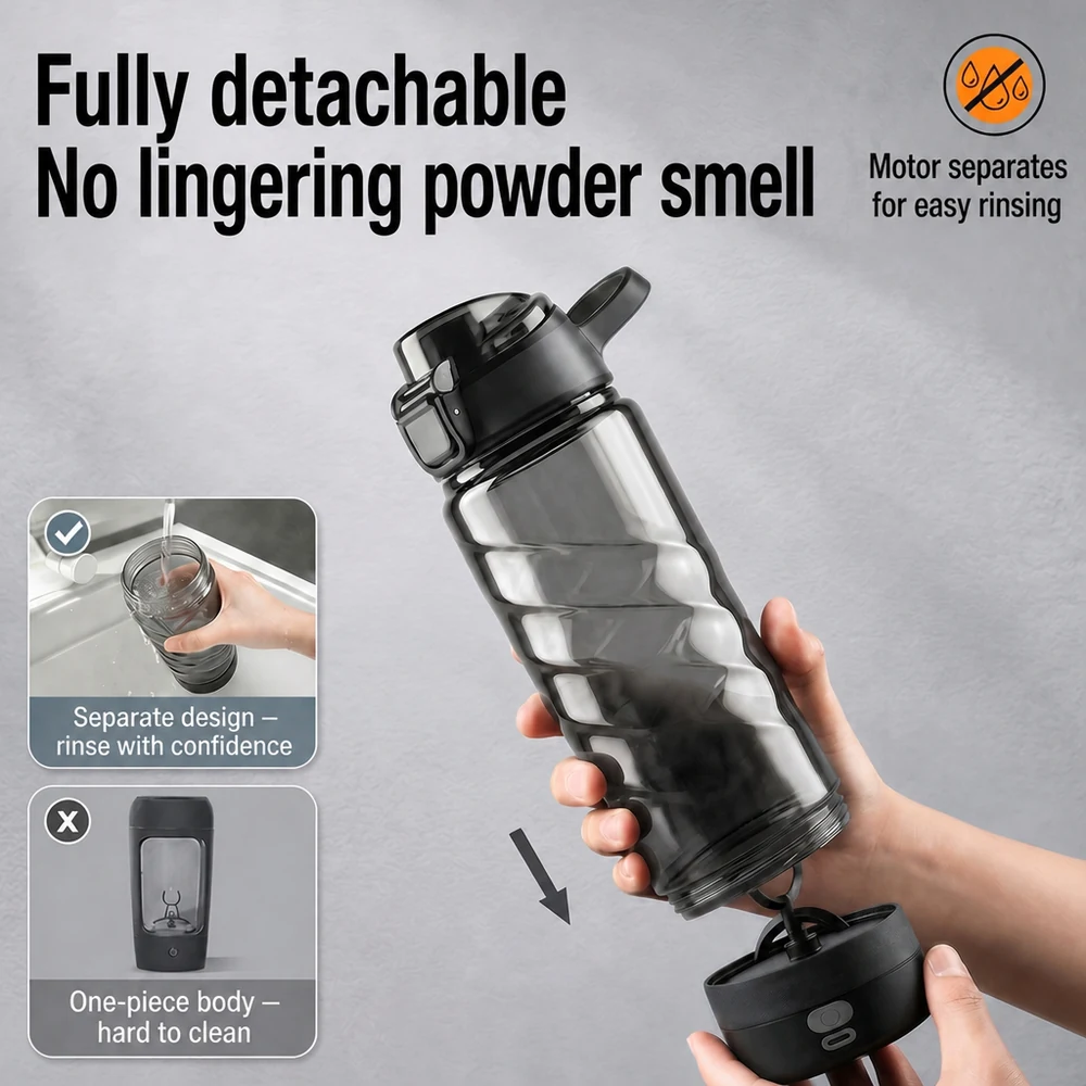012 زجاجة خلط كهربائية، 700 ml 3