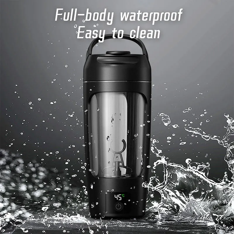 23652D Shaker proteico elettrico con display digitale, 650 ml