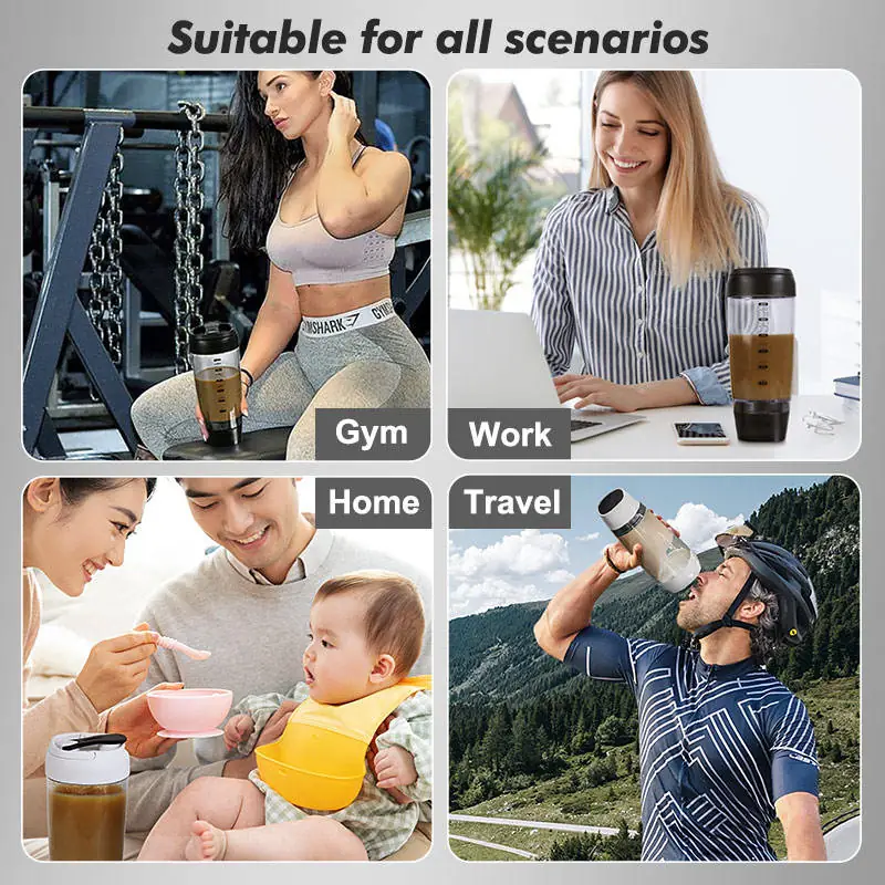 25702 Elektrikli Protein Tozu Shaker Bardağı, 730 ml 6