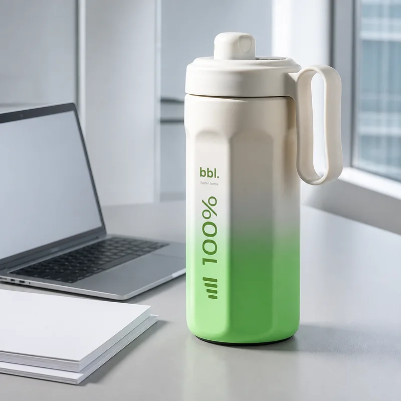 Tumbler termico 1200 ml in acciaio inox 316 con manico 2