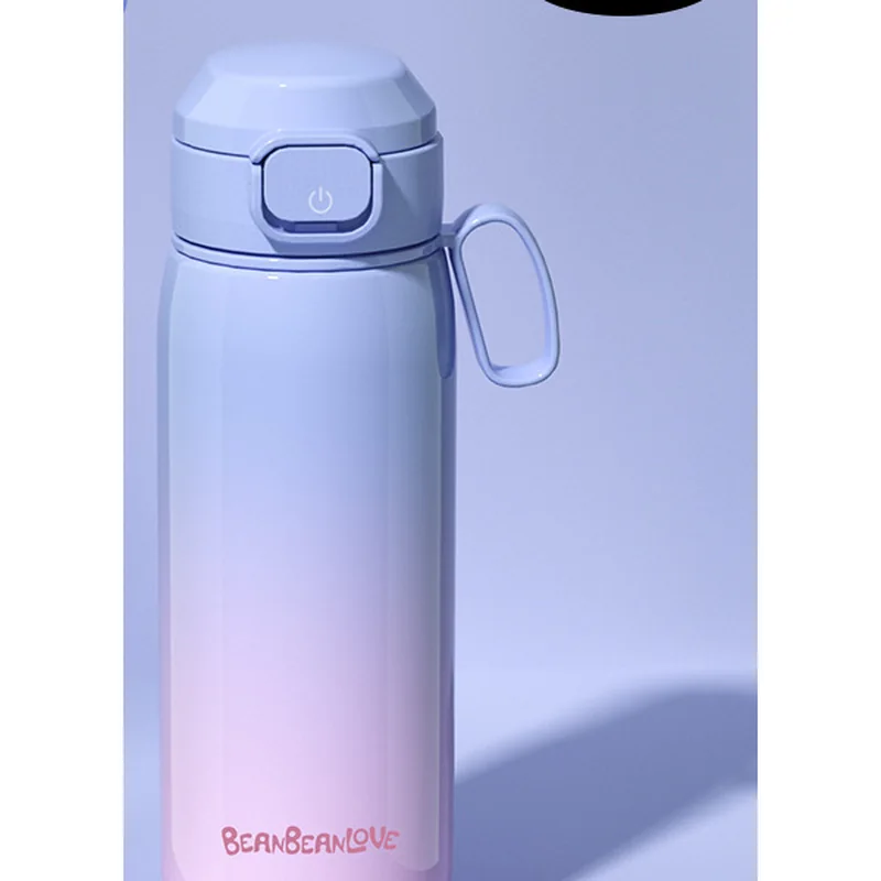 600ml 316 스테인리스 보온 보틀 (두 가지 방식 뚜껑) 4